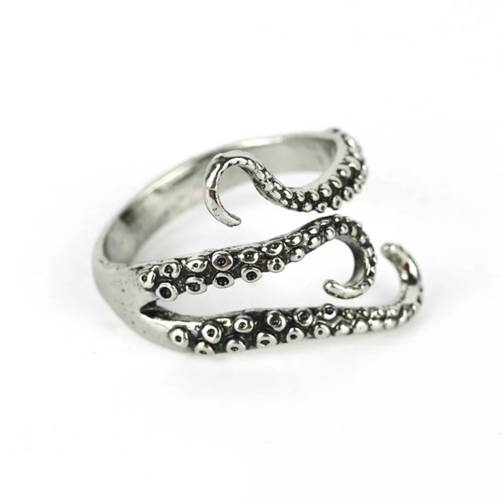 ▪️Adjustable Octopus Tentacle Ring